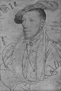 William Parr, Northampton márquess, 1538-1542, 1945 alkotó: Hans Holbein der Jüngere