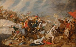 Az amazonok csatája alkotó: Hans Jordaens III