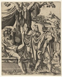 Noé részegsége alkotó: Hans Liefrinck (I) (attributed to)