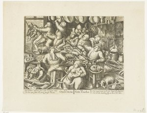 De vette keuken The Grasse Kitchen / De Vette Keuken (cím a tárgyon) alkotó: Hans Liefrinck (I)