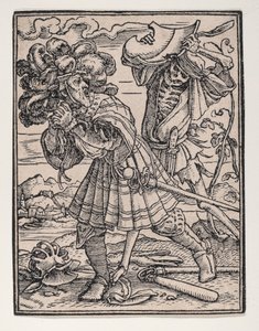A gróf, A haláltáncból, kb. 1526, megjelent 1538.