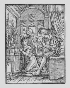 Az apáca, A haláltáncból, kb. 1526, megjelent 1538.