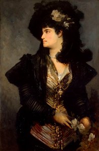 Női portré, 1870-1880-as évek.