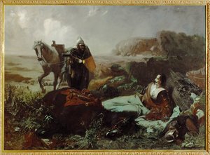 Pappenheim gróf, tábornok halála a harmincéves háborúban ... (festmény, vászon) alkotó: Hans Makart