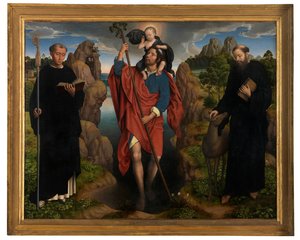 Willem Moreel triptichonjának központi táblája alkotó: Hans Memling