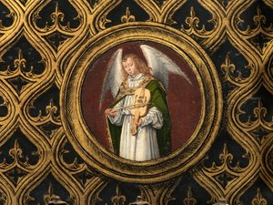 Szent Orsolya ereklyetartójának részlete alkotó: Hans Memling