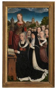 Részlet Willem Moreel triptichonjáról alkotó: Hans Memling