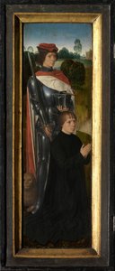 Adriaan Reins triptichonjának bal szárnya alkotó: Hans Memling