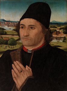 Egy férfi portréja alkotó: Hans Memling