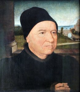 Egy öregember portréja alkotó: Hans Memling