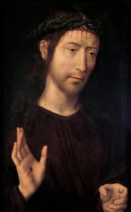 A Fájdalmas ember áldása alkotó: Hans Memling
