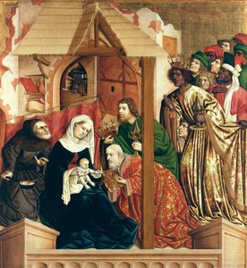 A mágusok imádása. A Wurzach-oltár szárnyai, 1437