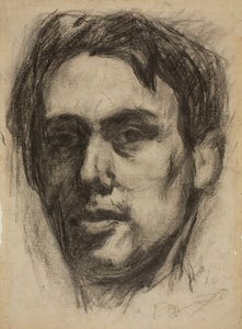 Önarckép recto, Sketch verso, 1909. alkotó: Hans Richter