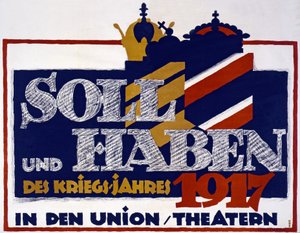 Hirdetmény az 1917-es, 1917-es háborús év terheléseiről és jóváírásairól