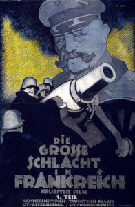 A „Nagy csata Franciaországban” című film plakátja