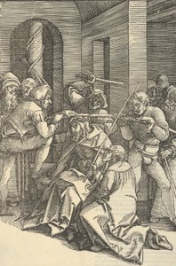 A tövisekkel megkoronázott Krisztus, Urunk Jézus Krisztus szenvedésének tükréből, 1507 alkotó: Hans Schäufelein the Elder