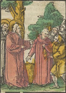 Krisztus gyógyítja a siketnémákat, a Das Plenariumból, 1517.