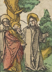 Krisztus beszél a tanítványokkal, 5, a Das Plenariumból, 1517. alkotó: Hans Schäufelein the Elder