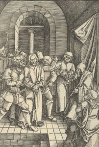 Krisztus Anna előtt, a mi Urunk Jézus Krisztus szenvedésének tükréből, 1507.