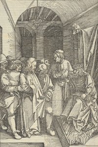 Krisztus Heródes előtt egy teremben, Urunk Jézus Krisztus szenvedésének tükréből, 1507., 1507
