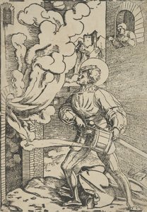 Szent Flórián megtorlás. alkotó: Hans Schäufelein the Elder