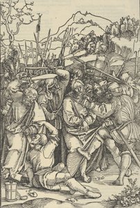 Krisztus letartóztatása, Urunk Jézus Krisztus szenvedésének tükréből, 1507 alkotó: Hans Schäufelein the Elder