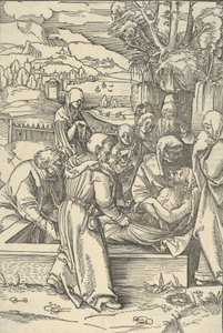 A síremlék Urunk Jézus Krisztus szenvedésének tükréből, 1507. alkotó: Hans Schäufelein the Elder
