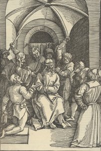 Krisztus kigúnyolása, a mi Urunk Jézus Krisztus szenvedésének tükréből, 1507