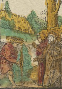Példabeszéd a szőlőben dolgozó munkásokról, a Das Plenariumból, 1517. alkotó: Hans Schäufelein the Elder