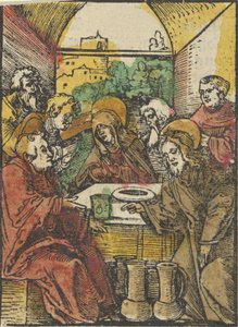 Az esküvő Kánában, a Das Plenariumból, 1517. alkotó: Hans Schäufelein the Elder