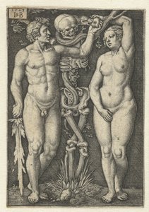 Ádám és Éva és a halál alkotó: Hans Sebald Beham