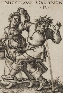 Beham A parasztfesztivál 1546 bl 06 részlet alkotó: Hans Sebald Beham