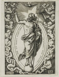 Krisztus a Földön alkotó: Hans Sebald Beham