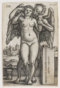 A halál elrabol egy nőt, 1547 alkotó: Hans Sebald Beham