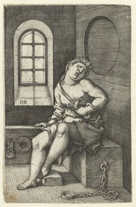 Kleopátra halála alkotó: Hans Sebald Beham