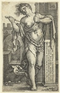 Lucretia halála alkotó: Hans Sebald Beham