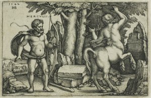 Herkules és Nessus alkotó: Hans Sebald Beham
