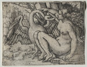 Léda és a hattyú alkotó: Hans Sebald Beham