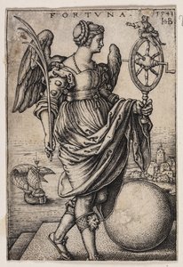 Szerencse (Fortuna) alkotó: Hans Sebald Beham