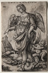 Balszerencse. alkotó: Hans Sebald Beham