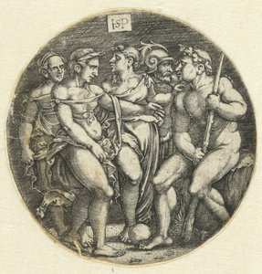 Párizs ítélete alkotó: Hans Sebald Beham