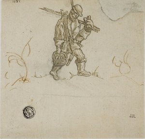 Paraszthordó vödör alkotó: Hans Sebald Beham