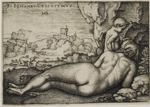 Chrysostomus Szent János vezeklése alkotó: Hans Sebald Beham