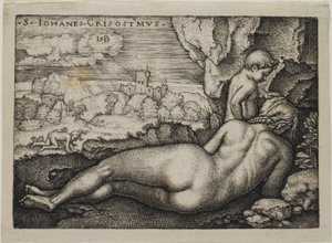 Chrysostomus Szent János bűnbánata alkotó: Hans Sebald Beham