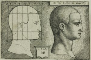 Profil Tanulmány az ember fejéről alkotó: Hans Sebald Beham