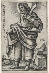 Szent Bertalan, 1541-46 alkotó: Hans Sebald Beham