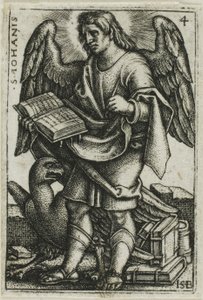 Szent János, a Négy evangélistából alkotó: Hans Sebald Beham