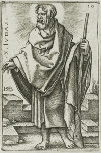 St. Jude, 10. tábla a Tizenkét apostolból alkotó: Hans Sebald Beham