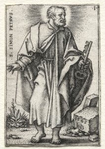 Szent Simon Péter, 1545-1546. alkotó: Hans Sebald Beham