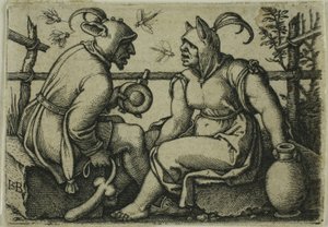 A bolond és a bolond nő alkotó: Hans Sebald Beham